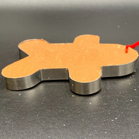 Gingerbread Boy Cookie Cutter Christmas Tree Ornament 4" Holiday Seasonal Decor - Picture 8 of 11
